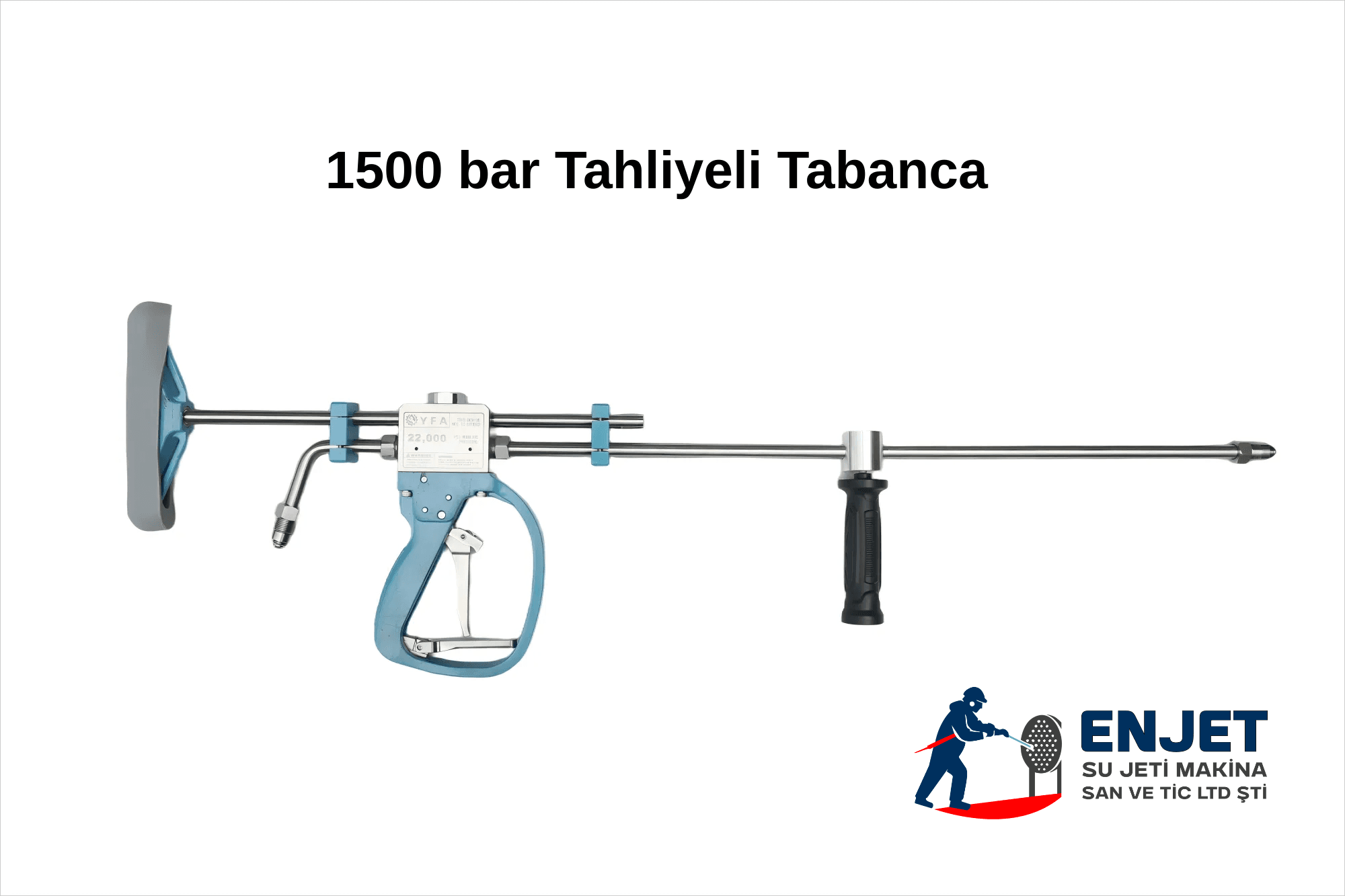 1500 Bar Tahliyeli Su Jeti Tabancası